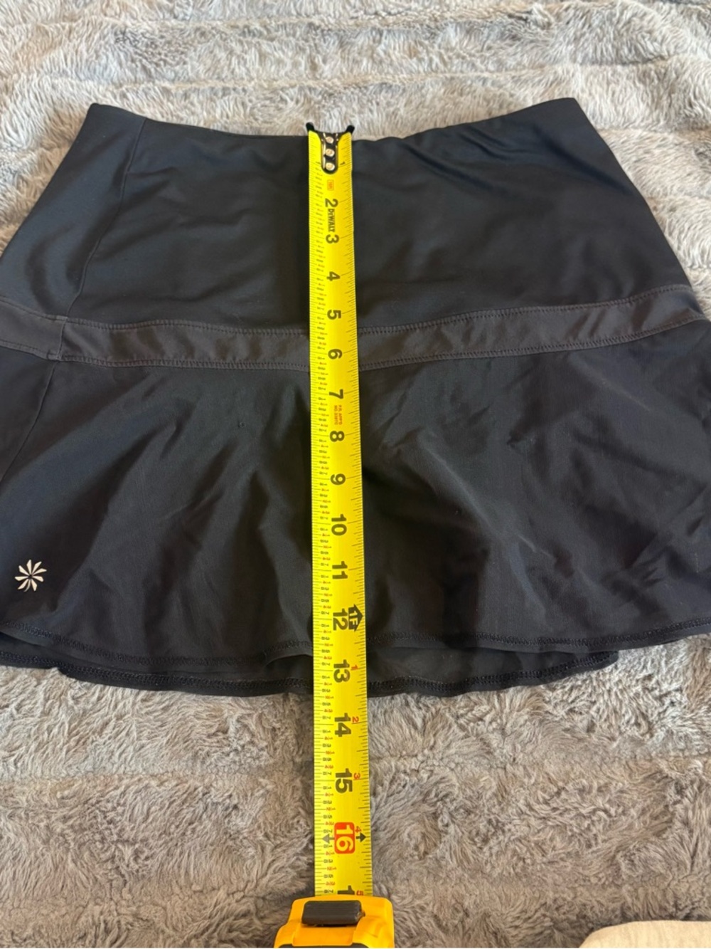 Athleta Black Flared Skater Skirt - Picture 10 of 10